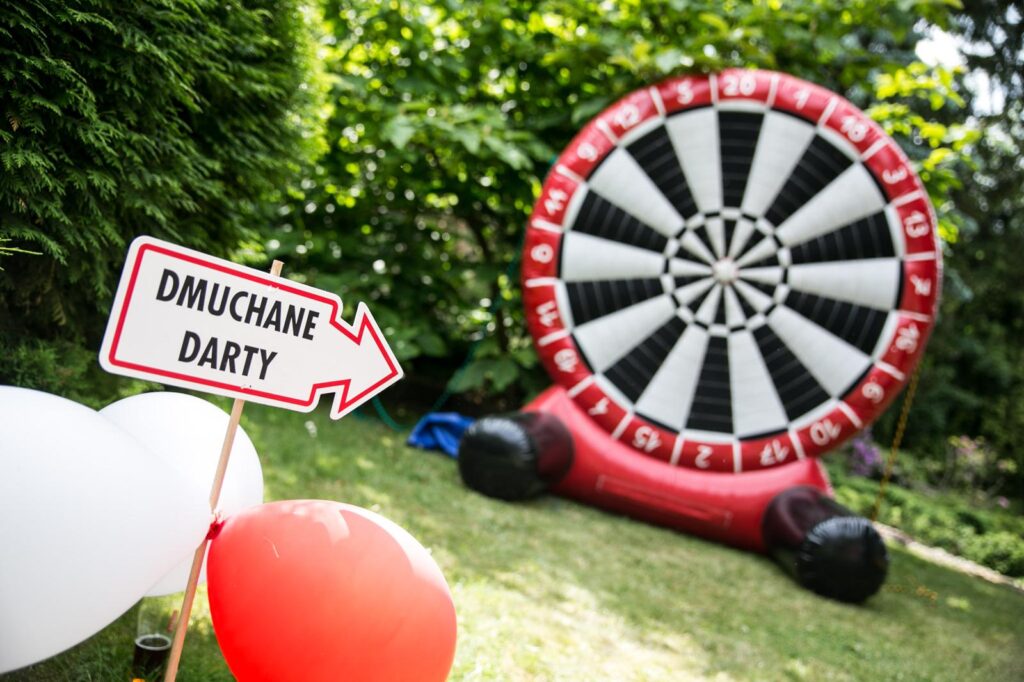 Dmuchana tarcza dart 3x3 m